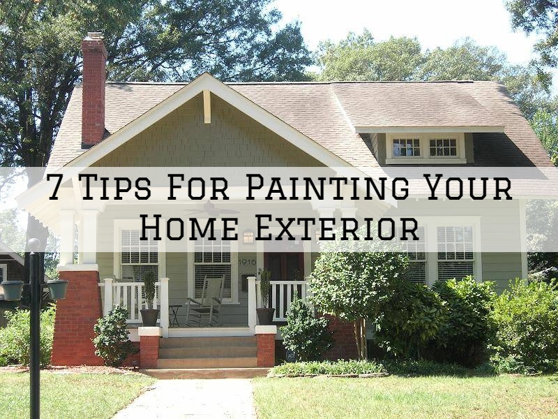 tips for painting home exterior