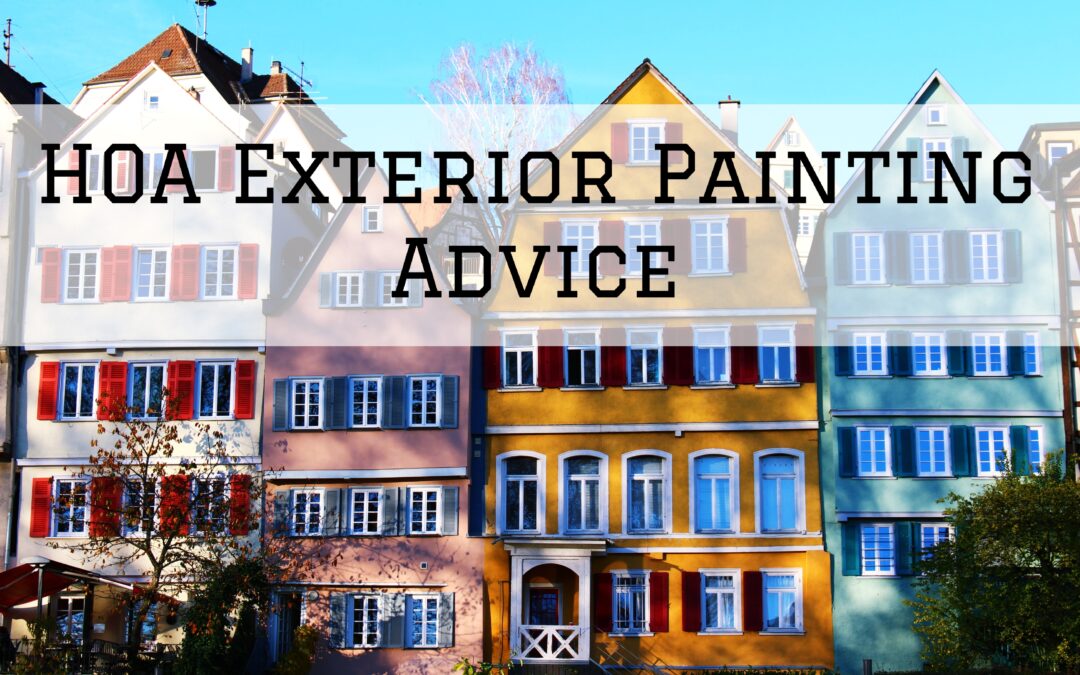 HOA Exterior Painting Advice In Kennett Square, PA