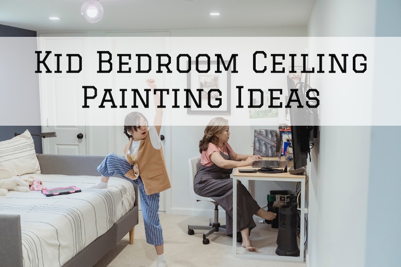 2022-02-16 Left Moon Painting Pocopson PA Kid Bedroom Ceiling Painting Ideas