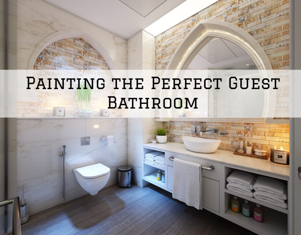 Painting the Perfect Guest Bathroom in Square, PA. Left Moon