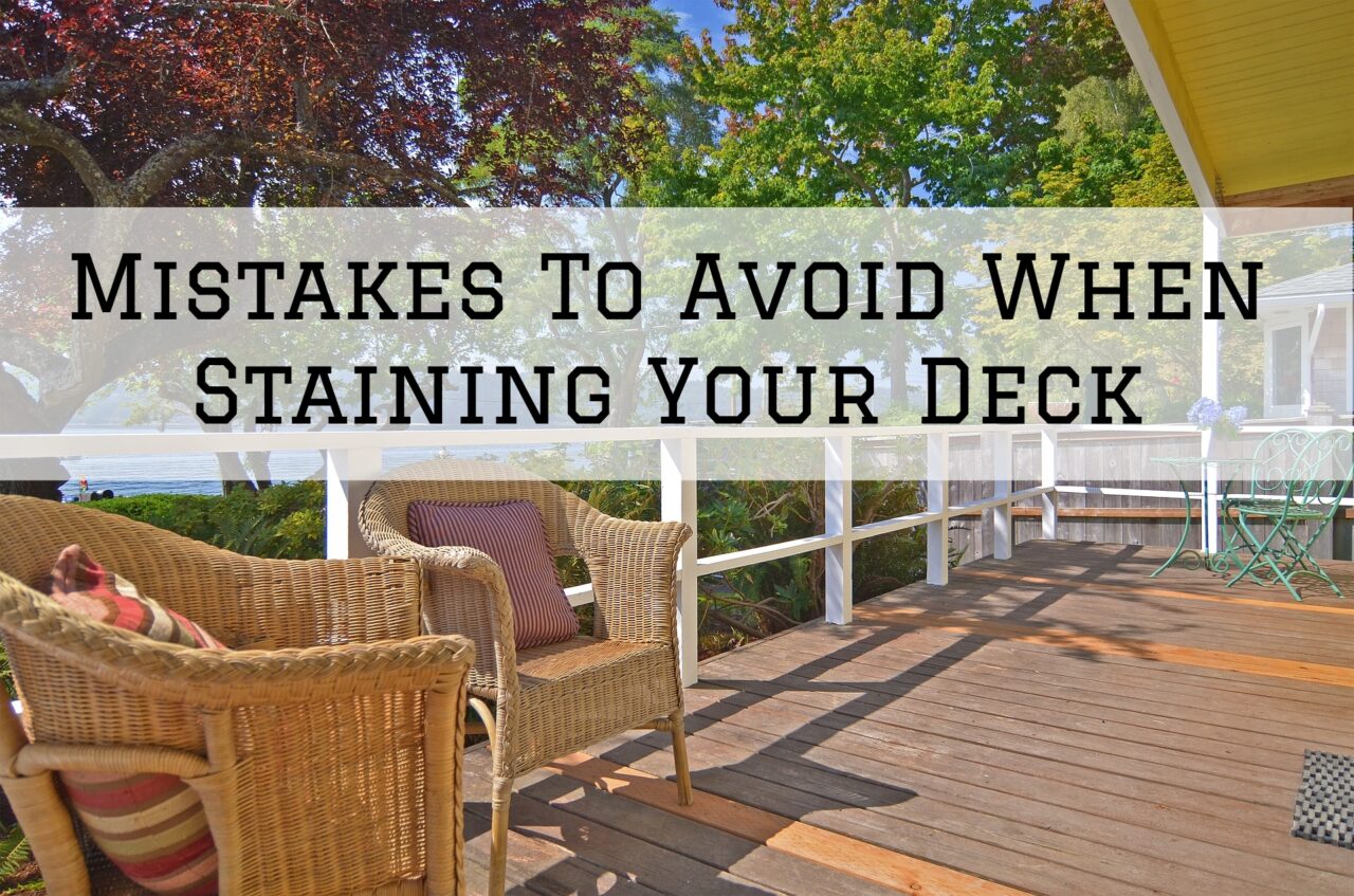 Mistakes To Avoid When Staining Your Deck in Square, PA Left