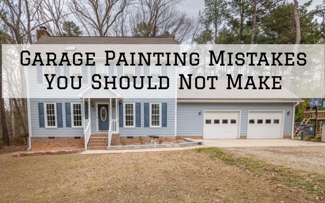 Garage Painting Mistakes You Should Not Make in Pocopson, PA