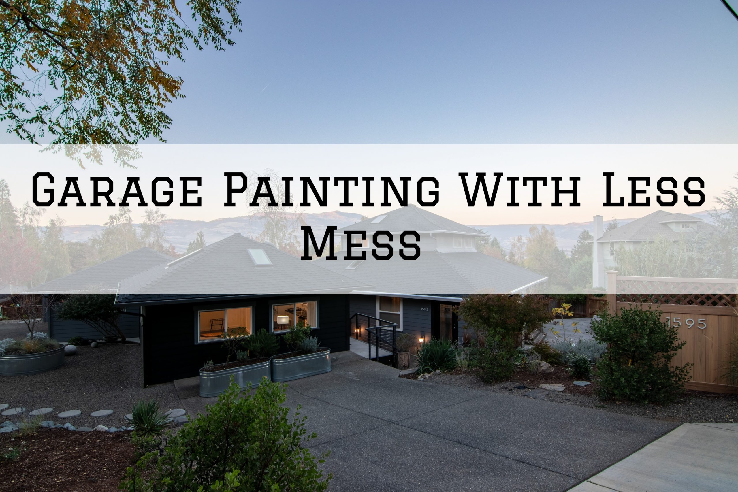 2022-09-06 Left Moon Painting Kennett Square PA Garage Painting Less Mess