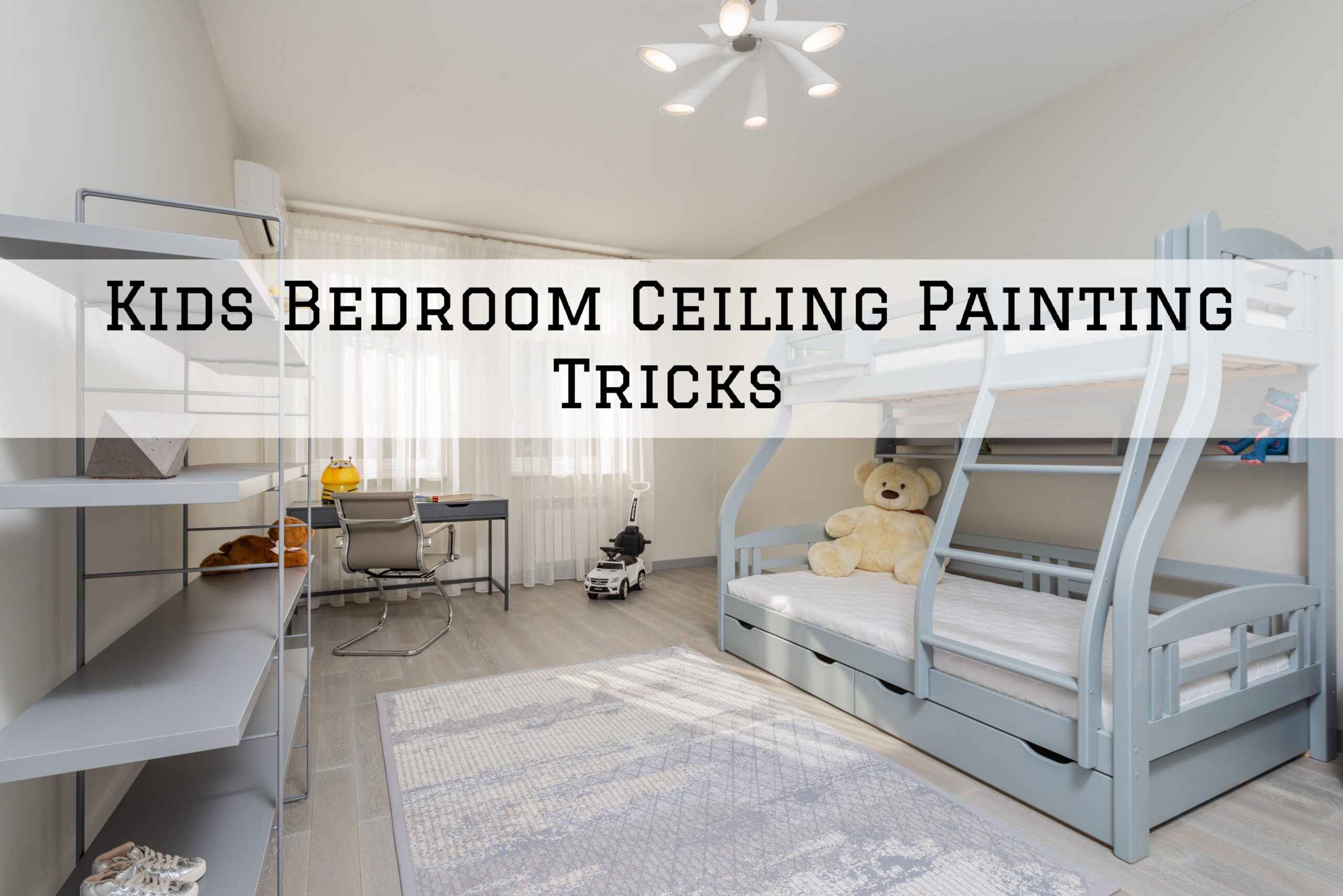 2023-08-06 Left Moon Painting Unionville PA Kids Bedroom Ceiling Painting Tricks
