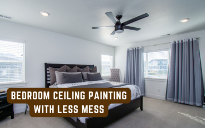 Bedroom Ceiling Painting With Less Mess In Unionville, PA