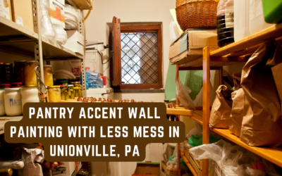 Pantry Accent Wall Painting With Less Mess In Unionville, PA