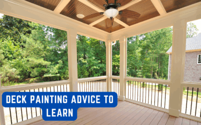 Deck Painting Advice To Learn In Chadds Ford, PA