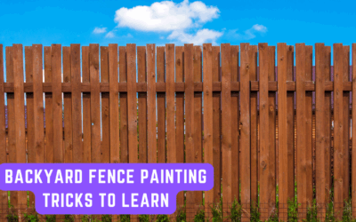 Backyard Fence Painting Tricks To Learn In West Chester, PA