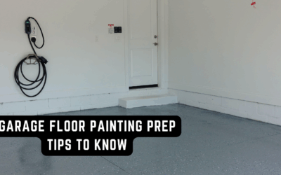 Garage Floor Painting Prep Tips To Know In Chadds Ford, PA