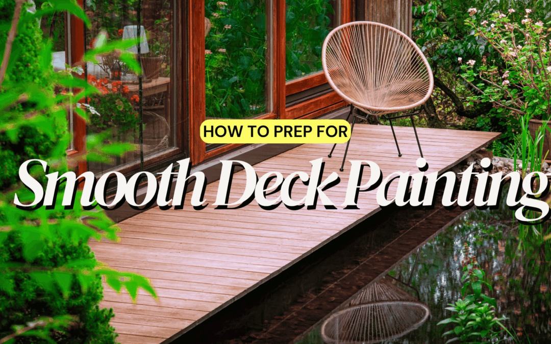 How To Prep For Smooth Deck Painting In Chadds Ford, PA