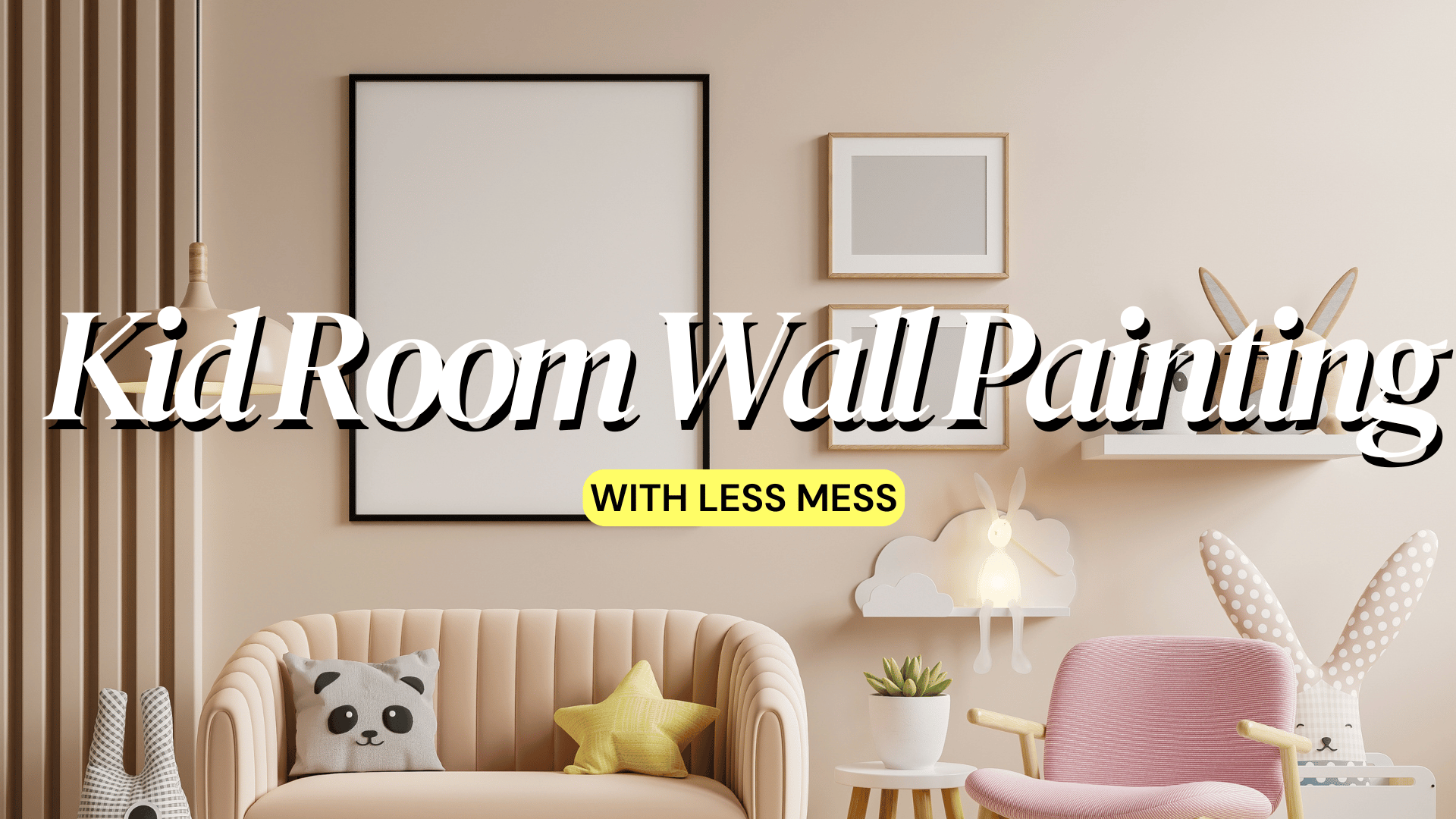 2025-10-16 Left Moon Painting Kid Room Wall Painting With Less Mess In West Chester, PA